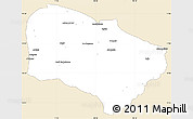 Classic Style Simple Map of Melfi, single color outside