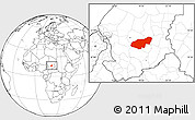 Blank Location Map of Mongo