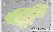 Physical Map of Mongo, desaturated