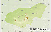 Physical Map of Mongo, lighten