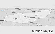 Silver Style Panoramic Map of Mongo