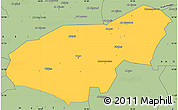 Savanna Style Simple Map of Mongo