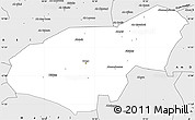 Silver Style Simple Map of Mongo