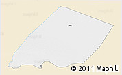 Classic Style 3D Map of Nokou, single color outside