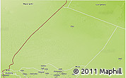 Physical 3D Map of Nokou
