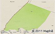 Physical 3D Map of Nokou, shaded relief outside