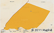 Political 3D Map of Nokou, satellite outside