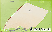Satellite 3D Map of Nokou, physical outside