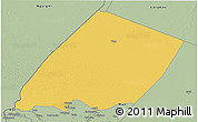 Savanna Style 3D Map of Nokou