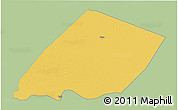 Savanna Style 3D Map of Nokou, single color outside