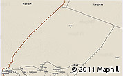 Shaded Relief 3D Map of Nokou