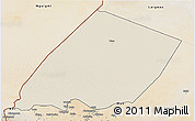 Shaded Relief 3D Map of Nokou, satellite outside