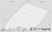 Silver Style 3D Map of Nokou