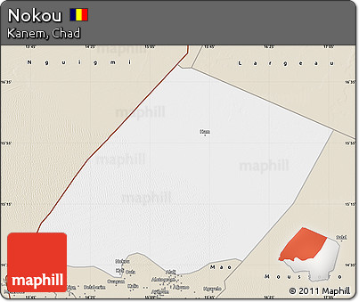 Classic Style Map of Nokou