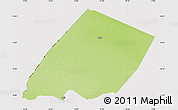 Physical Map of Nokou, cropped outside