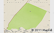 Physical Map of Nokou, shaded relief outside