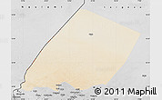 Satellite Map of Nokou, desaturated