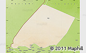 Satellite Map of Nokou, physical outside