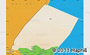 Satellite Map of Nokou, political outside