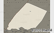 Shaded Relief Map of Nokou, darken