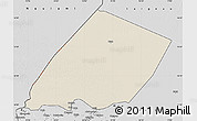 Shaded Relief Map of Nokou, desaturated