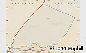 Shaded Relief Map of Nokou, satellite outside
