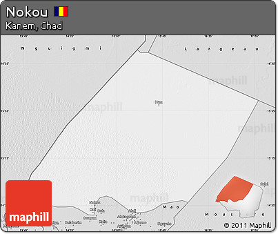 Silver Style Map of Nokou