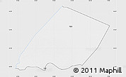 Silver Style Map of Nokou, single color outside