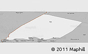 Gray Panoramic Map of Nokou