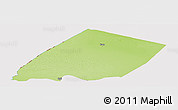 Physical Panoramic Map of Nokou, cropped outside