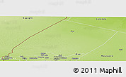 Physical Panoramic Map of Nokou