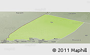 Physical Panoramic Map of Nokou, semi-desaturated