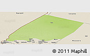 Physical Panoramic Map of Nokou, shaded relief outside