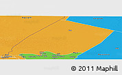 Political Panoramic Map of Nokou