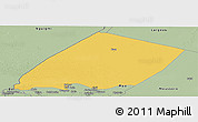 Savanna Style Panoramic Map of Nokou
