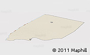 Shaded Relief Panoramic Map of Nokou, cropped outside