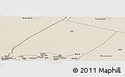 Shaded Relief Panoramic Map of Nokou