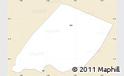 Classic Style Simple Map of Nokou, single color outside