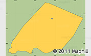 Savanna Style Simple Map of Nokou, cropped outside