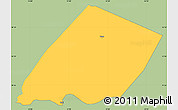 Savanna Style Simple Map of Nokou, single color outside