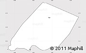 Silver Style Simple Map of Nokou, cropped outside