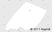 Silver Style Simple Map of Nokou, single color outside
