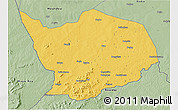 Savanna Style 3D Map of Baibokoum
