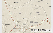 Shaded Relief 3D Map of Baibokoum