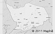 Silver Style 3D Map of Baibokoum