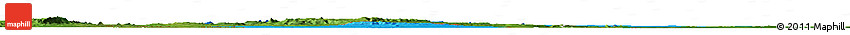 Political Horizon Map of Baibokoum, satellite outside