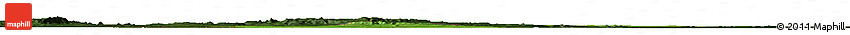 Satellite Horizon Map of Baibokoum, darken