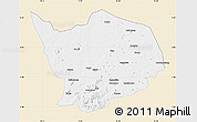 Classic Style Map of Baibokoum, single color outside