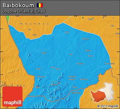 Political Map of Baibokoum