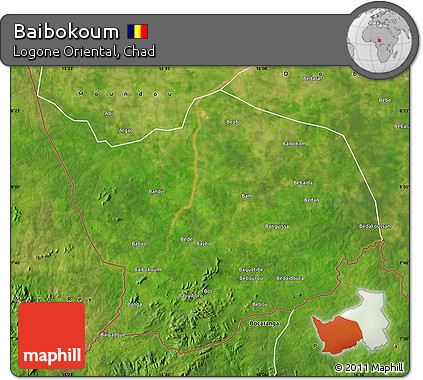 Satellite Map of Baibokoum